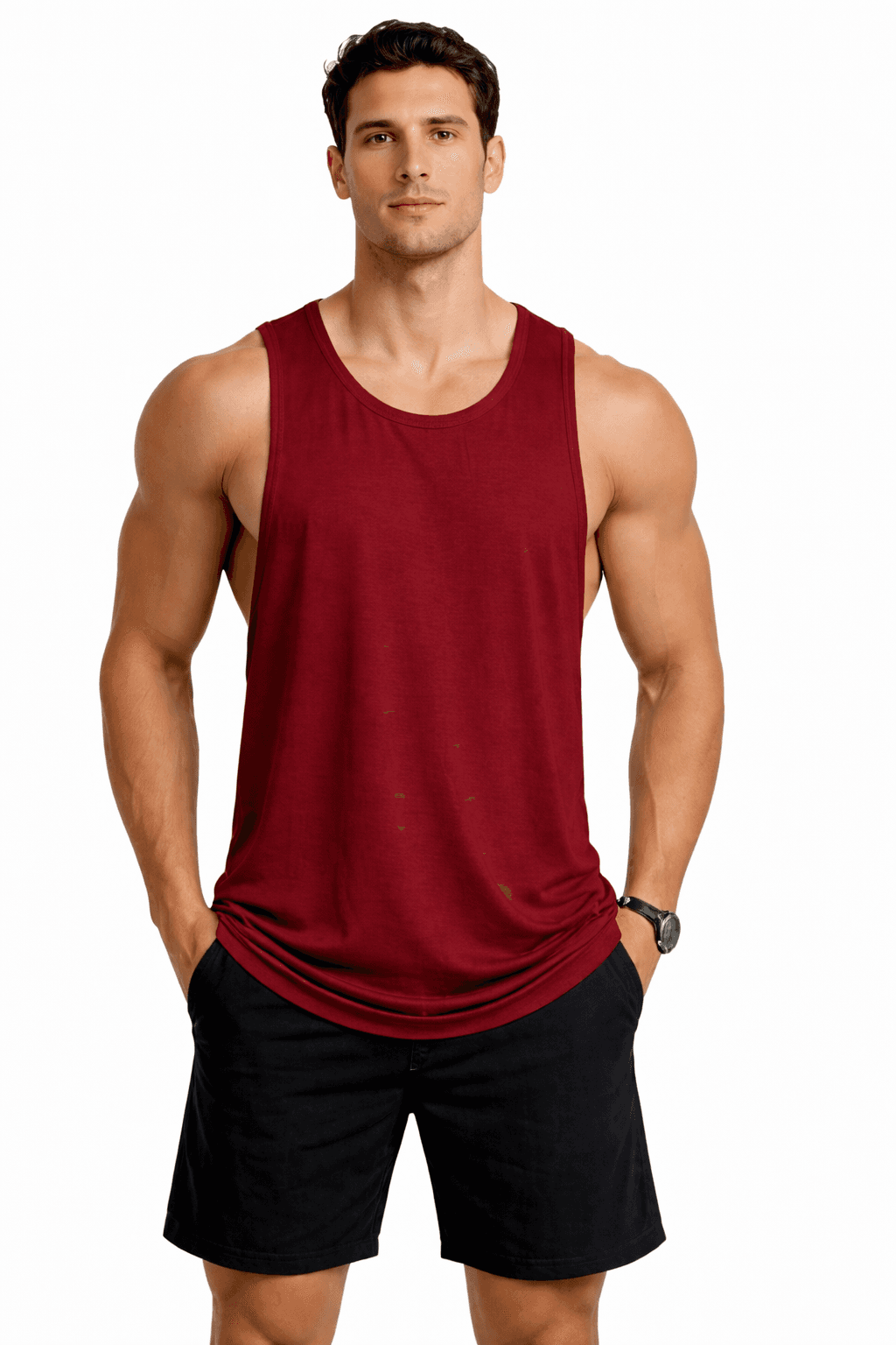 MAN'S-VEST - Maroon