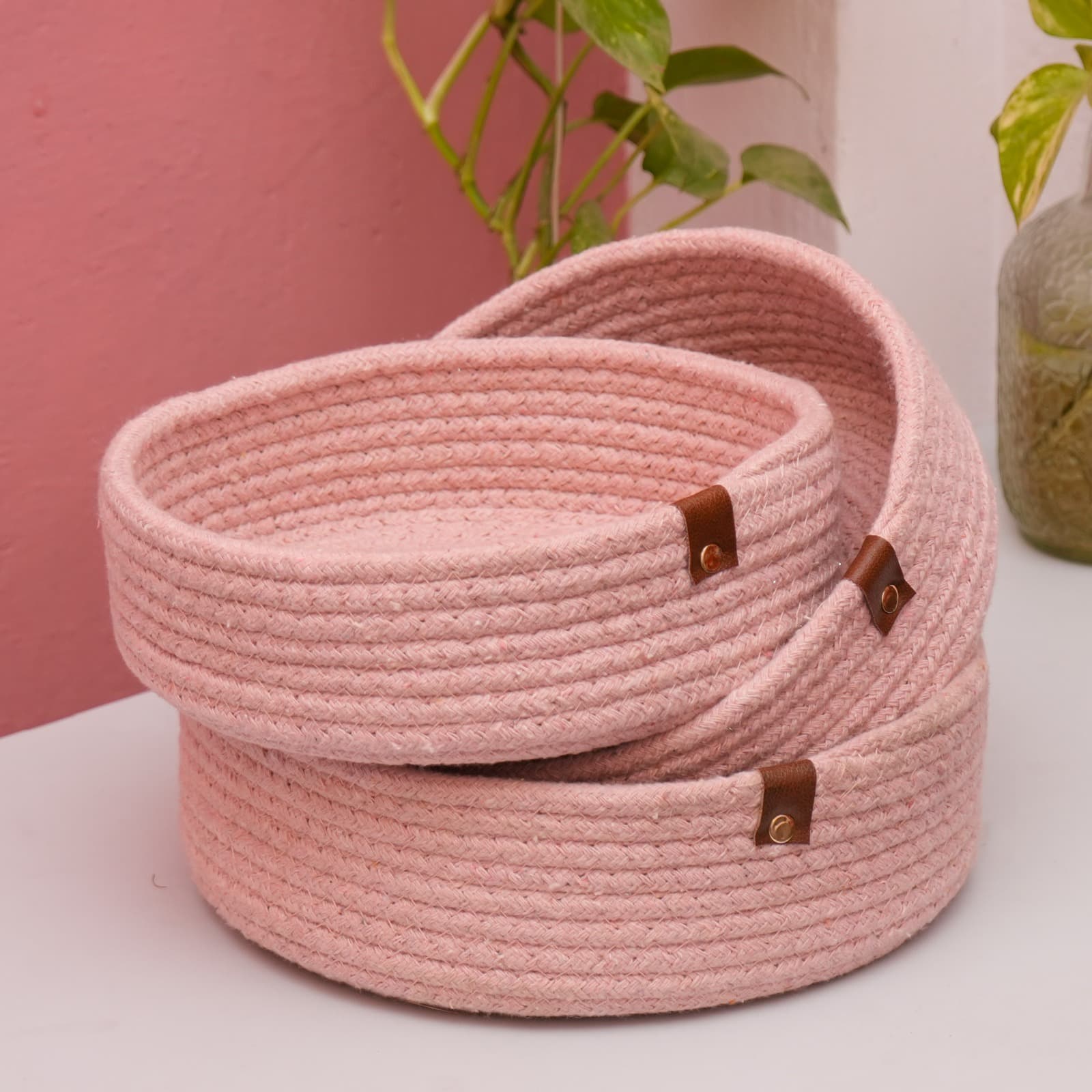 Nesting Basket Pink - Set of 3