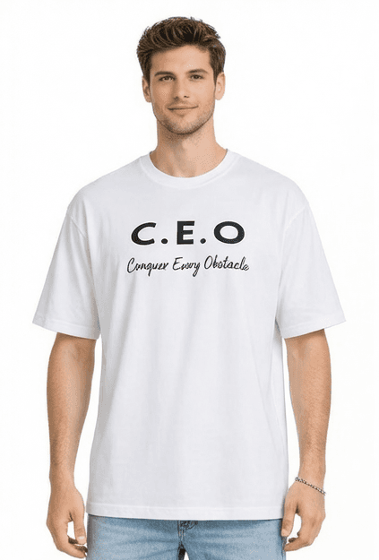 Men Oversized Bamboo T-Shirt | Gen Z Streetwear | C.E.O