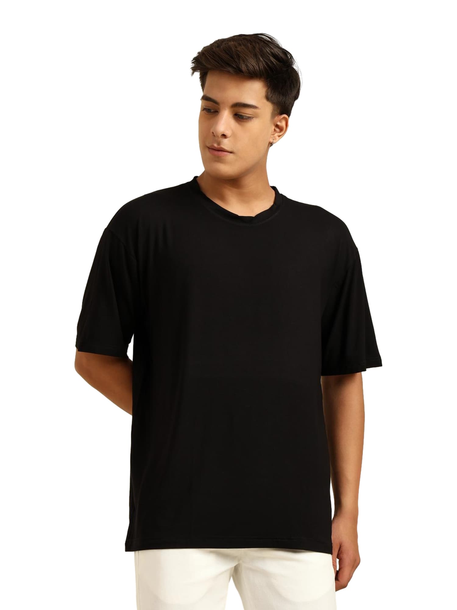Men Oversized Bamboo T-Shirt | Gen Z Streetwear | The world is temporary
