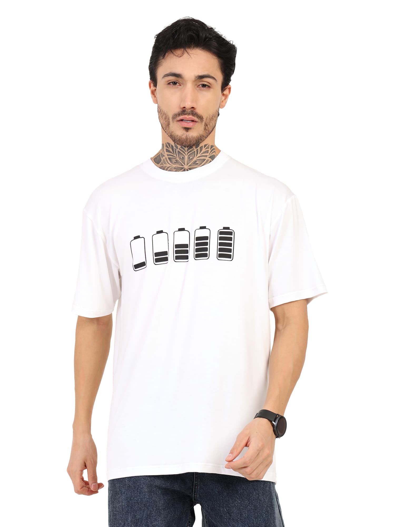 Men Oversized Bamboo T-Shirt | Gen Z Streetwear | I'm not Lazy
