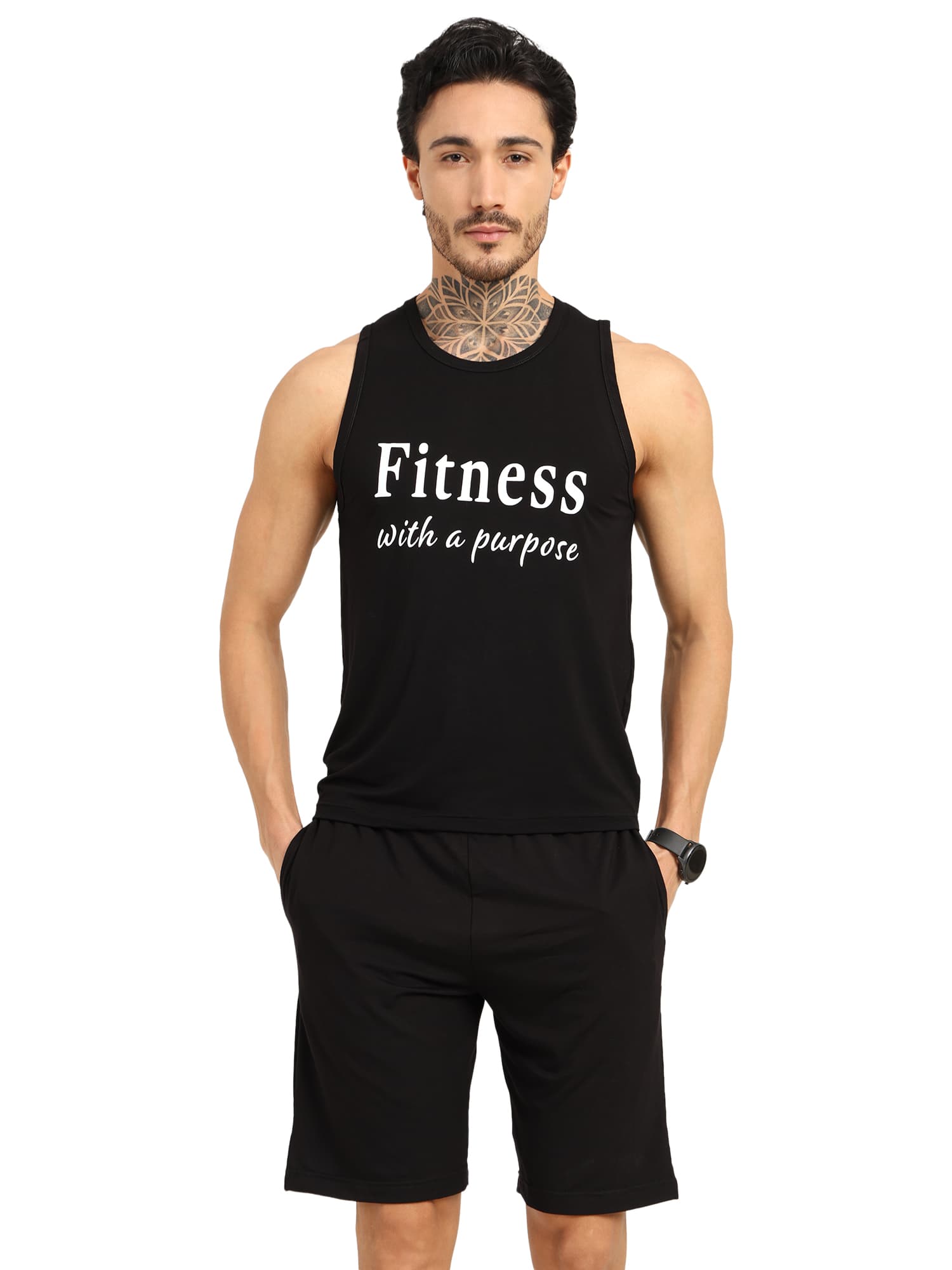Men's Bamboo Gym Vest - Soft, Breathable | Fitness with Purpose