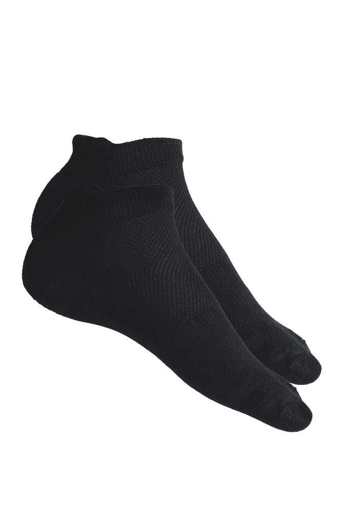 Bamboo Ankle Socks The Perfect Blend of Comfort, Breathability & Sustainability | Black | Pack Of 2