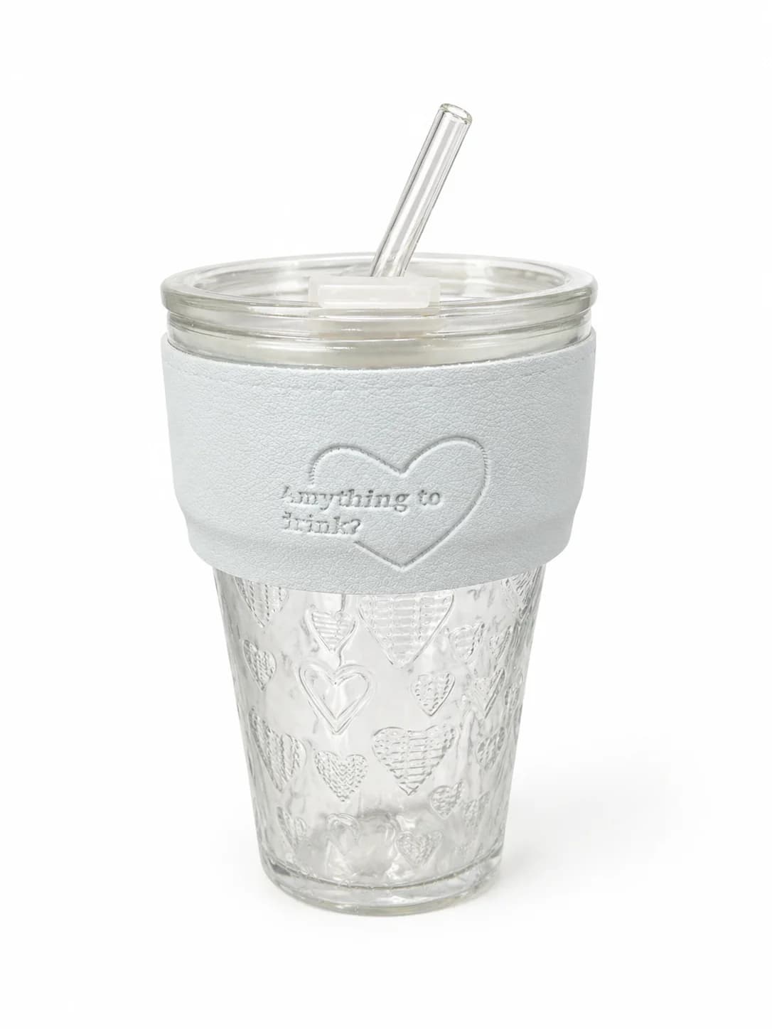 Eco-Friendly Glass Sipper with Straw | Rice & Bamboo Husk Reusable Tumbler
