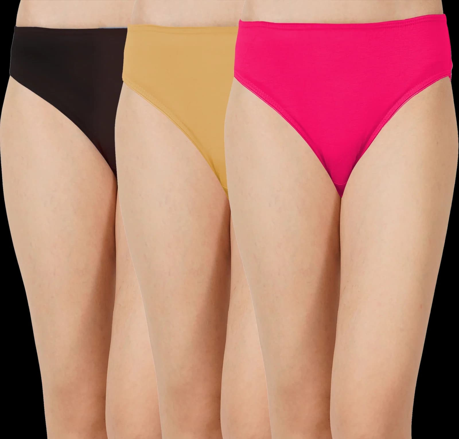 Bamboo Fabric Panty Set for Baby Girls - Pack of 3 Soft