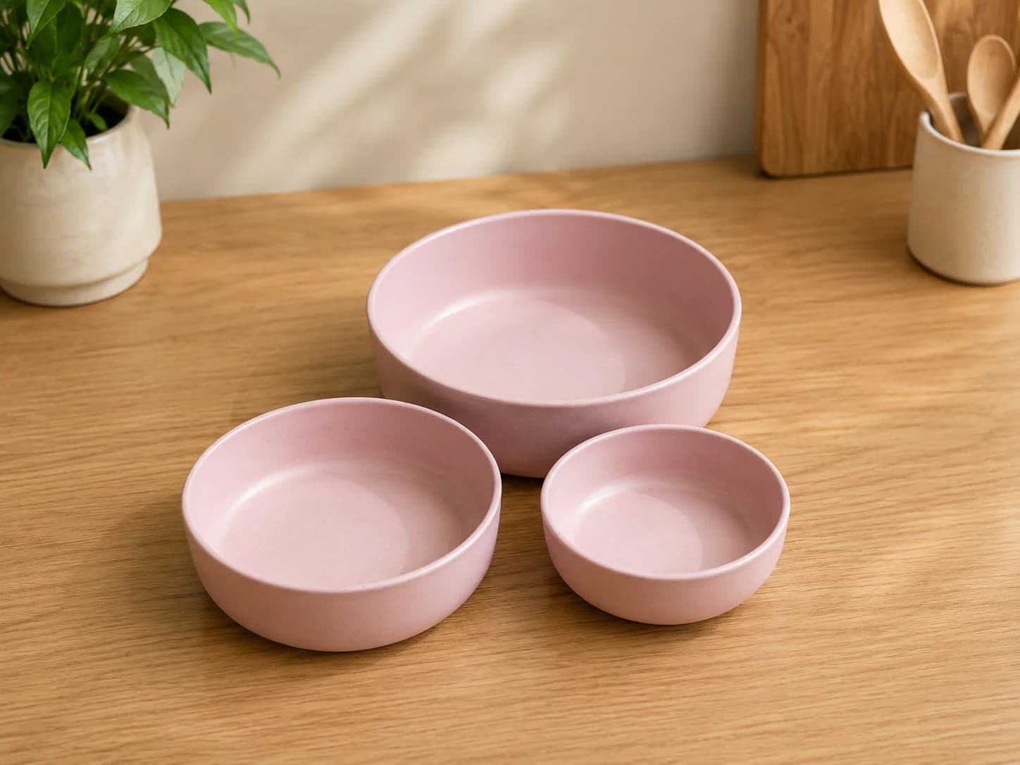 Eco-Friendly Salad Bowl | Rice & Bamboo Husk Serving Bowl